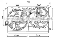 Вентилятор (AVA QUALITY COOLING: FT7607)