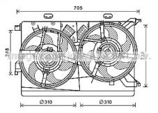 Вентилятор (AVA QUALITY COOLING: FT7608)