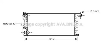 Теплообменник (AVA QUALITY COOLING: FTA2074)