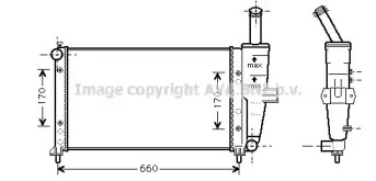 Теплообменник (AVA QUALITY COOLING: FTA2208)