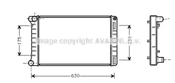 Теплообменник (AVA QUALITY COOLING: FTA2210)