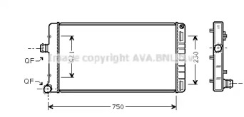 Теплообменник (AVA QUALITY COOLING: FTA2211)