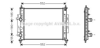 Теплообменник (AVA QUALITY COOLING: FTA2268)