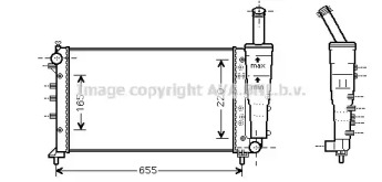 Теплообменник (AVA QUALITY COOLING: FTA2299)