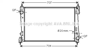 Теплообменник (AVA QUALITY COOLING: FTA2312)