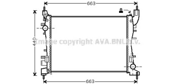 Теплообменник (AVA QUALITY COOLING: FTA2358)