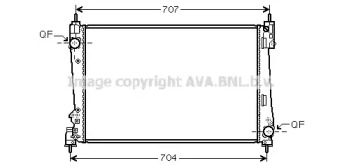 Теплообменник (AVA QUALITY COOLING: FTA2454)