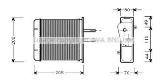 Теплообменник (AVA QUALITY COOLING: FTA6150)