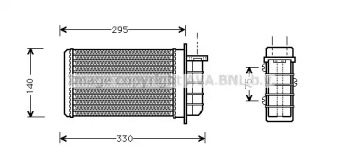 Теплообменник (AVA QUALITY COOLING: FTA6191)