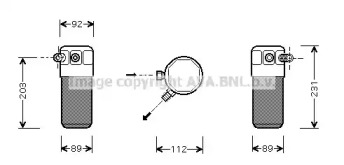 Осушитель (AVA QUALITY COOLING: FTD105)