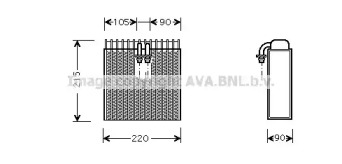 Испаритель (AVA QUALITY COOLING: FTV257)