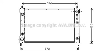 Теплообменник (AVA QUALITY COOLING: HD2037)