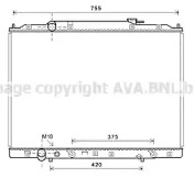 Теплообменник (AVA QUALITY COOLING: HD2267)