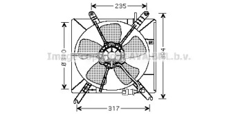 Вентилятор (AVA QUALITY COOLING: HD7503)