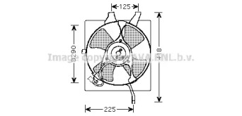 Вентилятор (AVA QUALITY COOLING: HD7531)