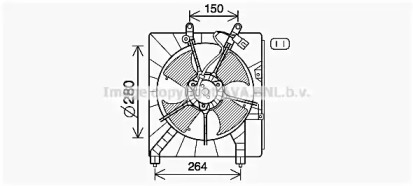 Вентилятор (AVA QUALITY COOLING: HD7539)