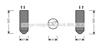 Осушитель (AVA QUALITY COOLING: HDD109)