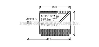 Испаритель (AVA QUALITY COOLING: HDV265)