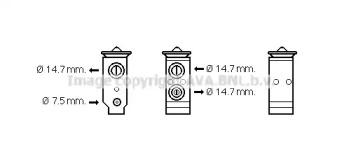 Клапан (AVA QUALITY COOLING: HY1325)