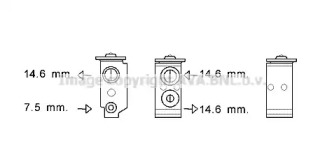 Клапан (AVA QUALITY COOLING: HY1363)