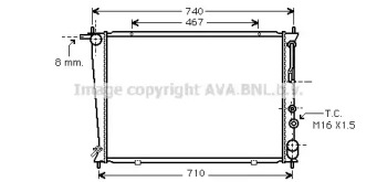 Теплообменник (AVA QUALITY COOLING: HY2050)