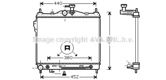 Теплообменник (AVA QUALITY COOLING: HY2100)