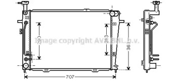 Теплообменник (AVA QUALITY COOLING: HY2130)