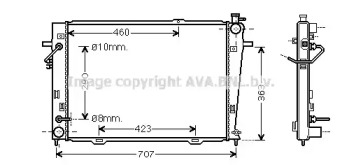 Теплообменник (AVA QUALITY COOLING: HY2167)