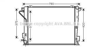 Теплообменник (AVA QUALITY COOLING: HY2171)