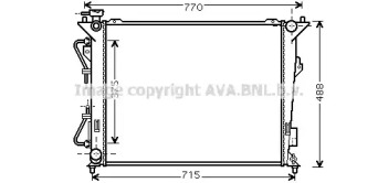 Теплообменник (AVA QUALITY COOLING: HY2172)