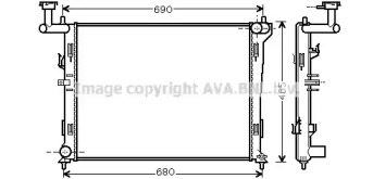 Теплообменник (AVA QUALITY COOLING: HY2179)