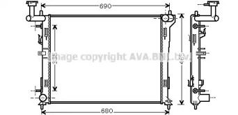 Теплообменник (AVA QUALITY COOLING: HY2180)