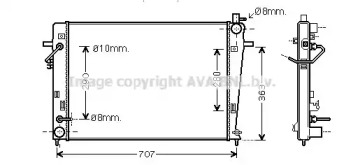 Теплообменник (AVA QUALITY COOLING: HY2203)