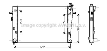 Теплообменник (AVA QUALITY COOLING: HY2204)