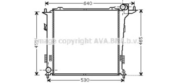 Теплообменник (AVA QUALITY COOLING: HY2207)