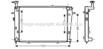 Теплообменник (AVA QUALITY COOLING: HY2210)