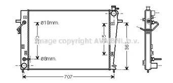 Теплообменник (AVA QUALITY COOLING: HY2247)