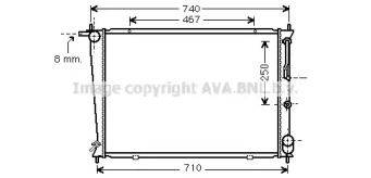 Теплообменник (AVA QUALITY COOLING: HY2255)