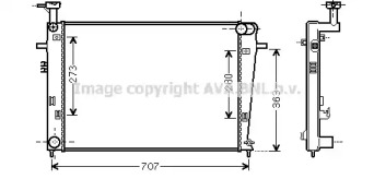 Теплообменник (AVA QUALITY COOLING: HY2275)