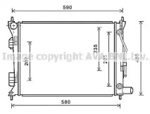 Теплообменник (AVA QUALITY COOLING: HY2276)