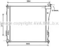 Теплообменник (AVA QUALITY COOLING: HY2303)