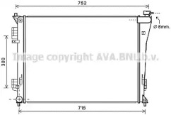 Теплообменник (AVA QUALITY COOLING: HY2304)