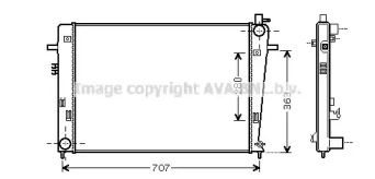 Теплообменник (AVA QUALITY COOLING: HY2328)