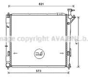 Теплообменник (AVA QUALITY COOLING: HY2346)