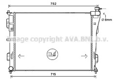 Теплообменник (AVA QUALITY COOLING: HY2379)