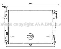 Теплообменник (AVA QUALITY COOLING: HY2387)