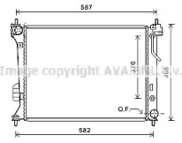 Теплообменник (AVA QUALITY COOLING: HY2428)