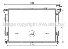 Теплообменник (AVA QUALITY COOLING: HY2435)