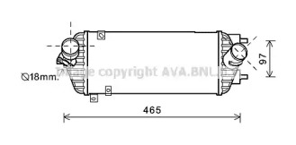 Теплообменник (AVA QUALITY COOLING: HY4293)