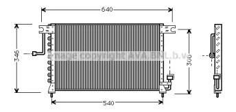 Конденсатор (AVA QUALITY COOLING: HY5036)